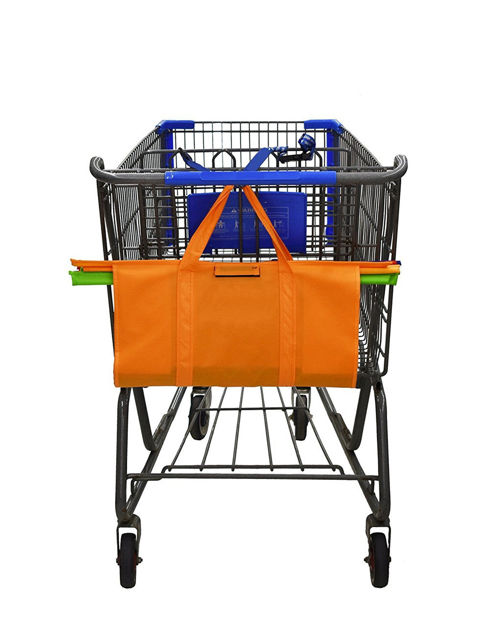 Foldable Reusable Grocery Trolley Bags (Set of 4)