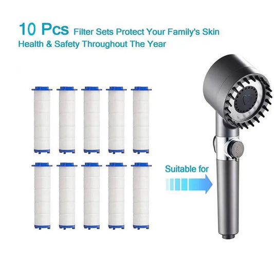 Set of 10 Replacement Hand Shower Filters