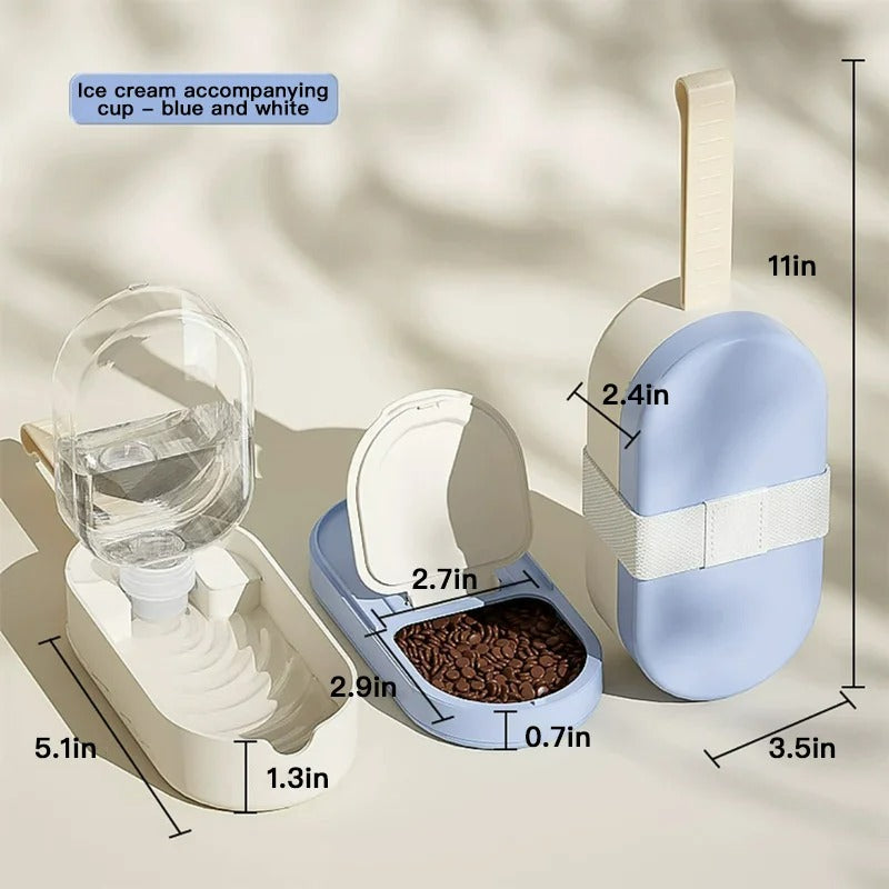Paws2Go Portable Pet Water & Food Bottle